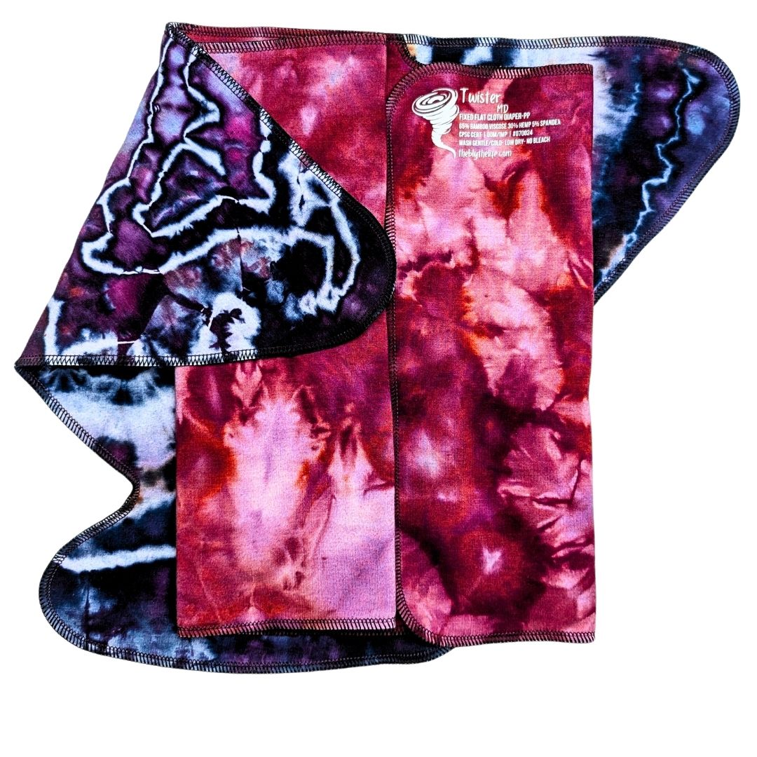 Fixed Flat Cloth Diaper | Heavy Absorbency | Twister-Wizard of OZ Collection