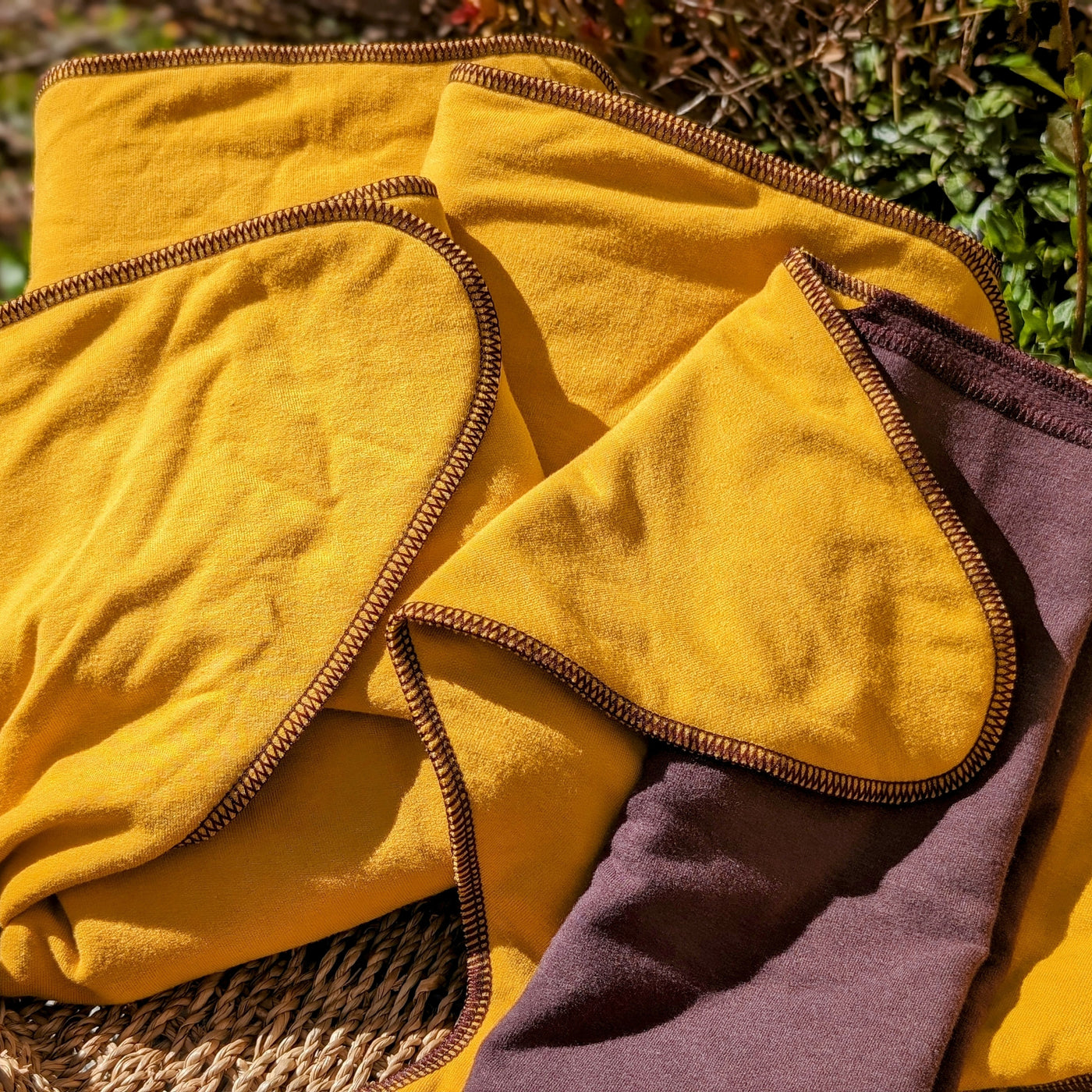 Fixed Flat Cloth Diaper | Regular Absorbency | Mustard Yellow