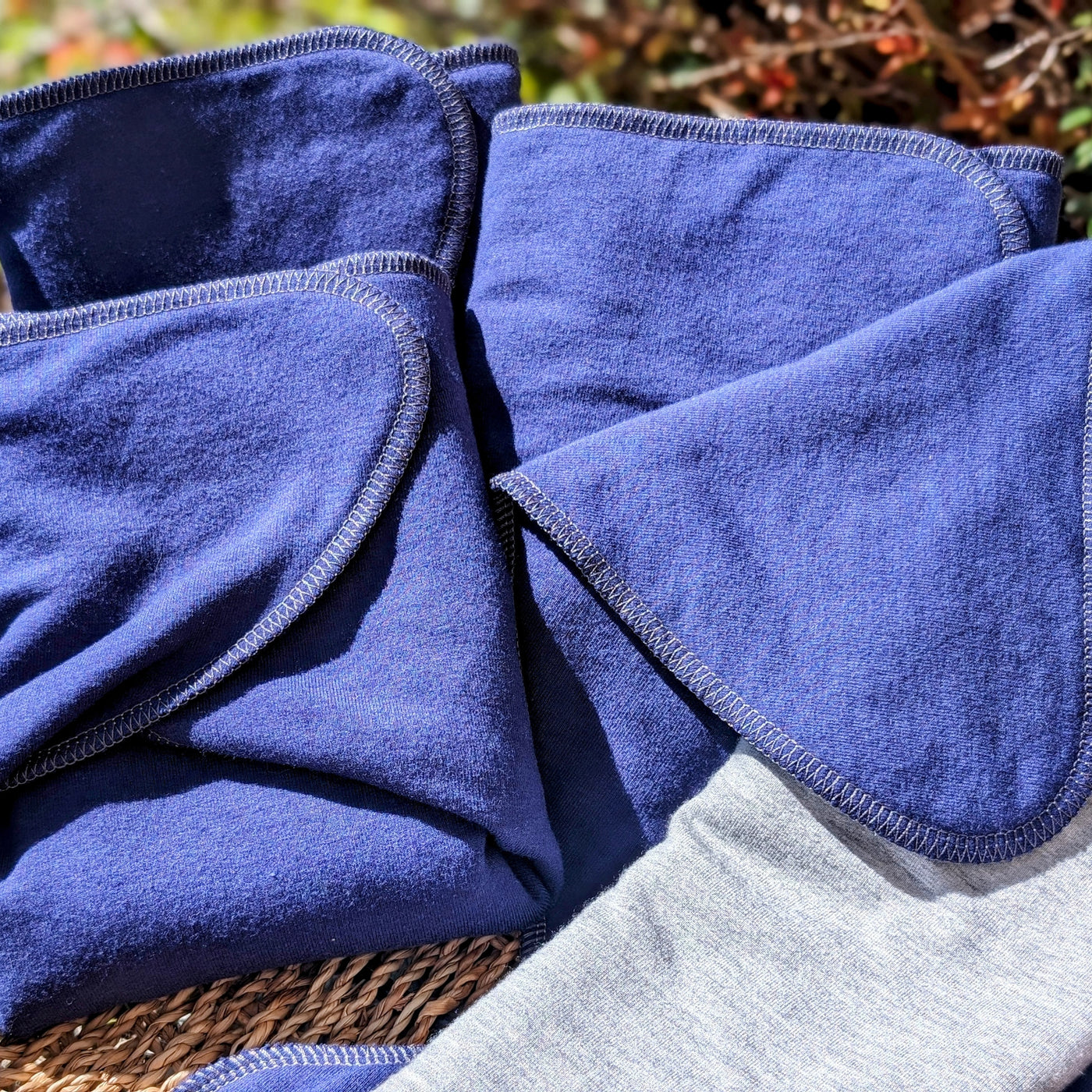 Fixed Flat Cloth Diaper | Regular Absorbency | Navy Blue