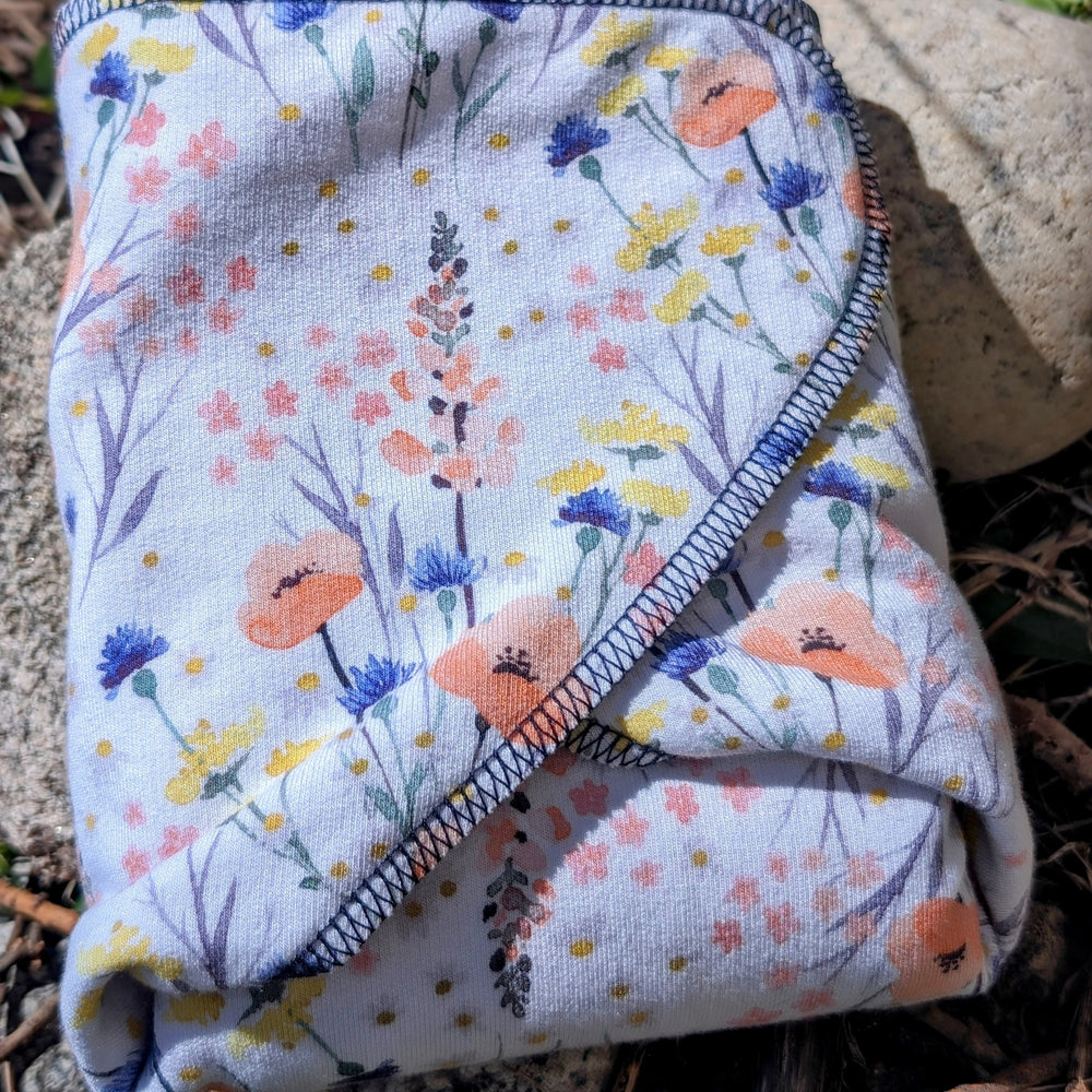 Fixed Flat Cloth Diaper | Heavy Absorbency | Custom Print-Mountain Meadows