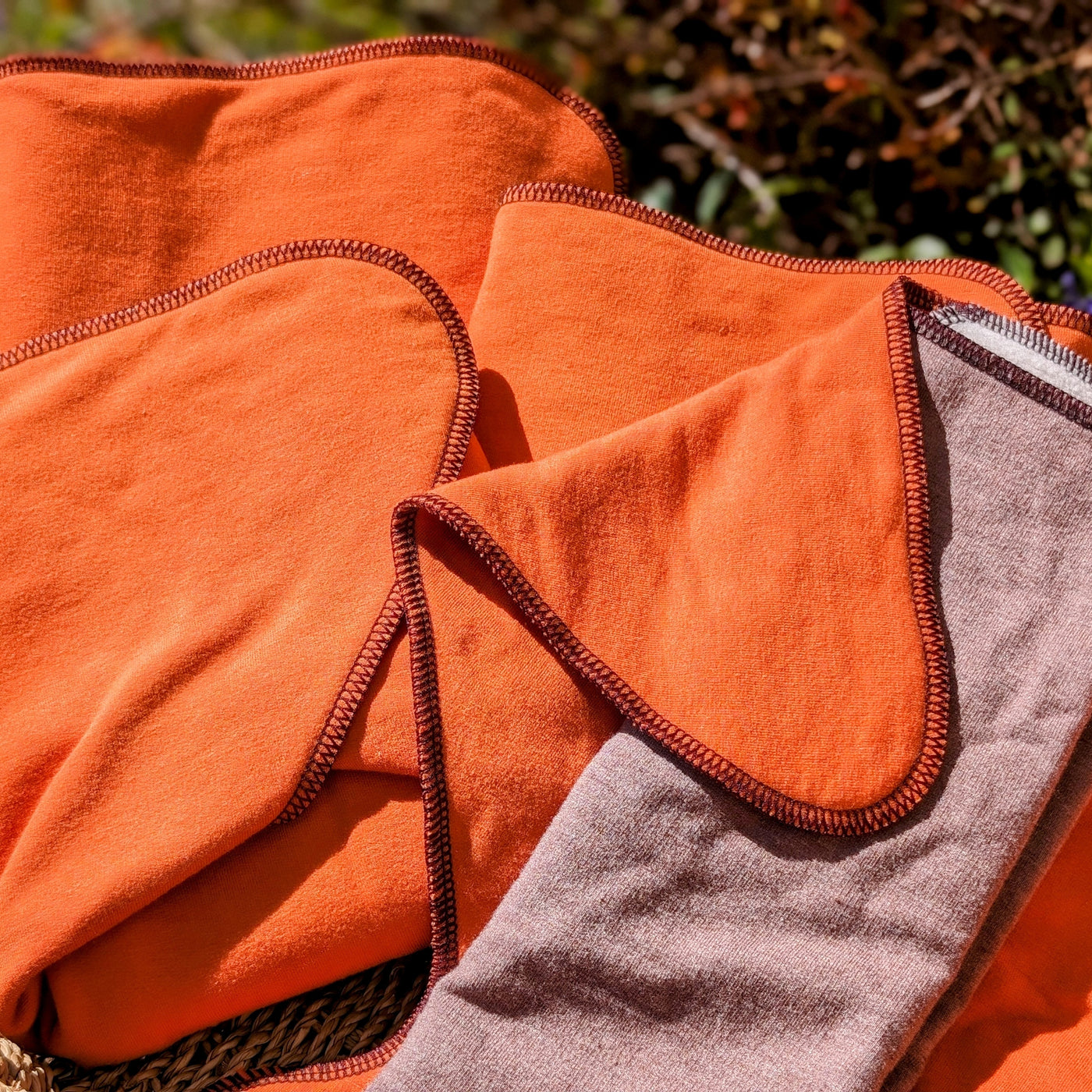 Fixed Flat Cloth Diaper | Regular Absorbency | Orange