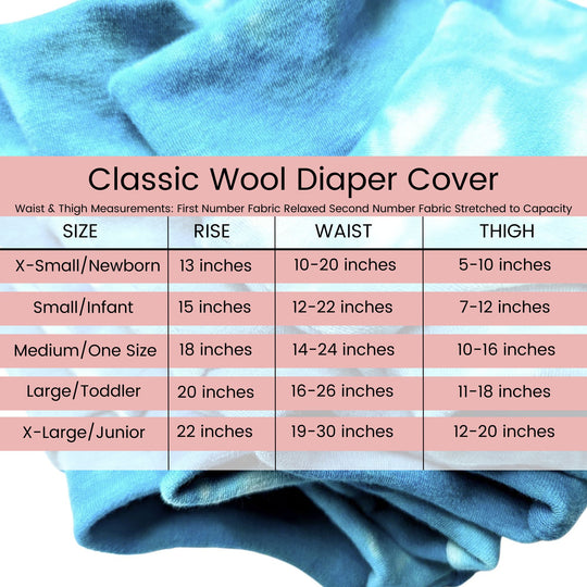 Merino Wool Diaper Cover | Stained Glass