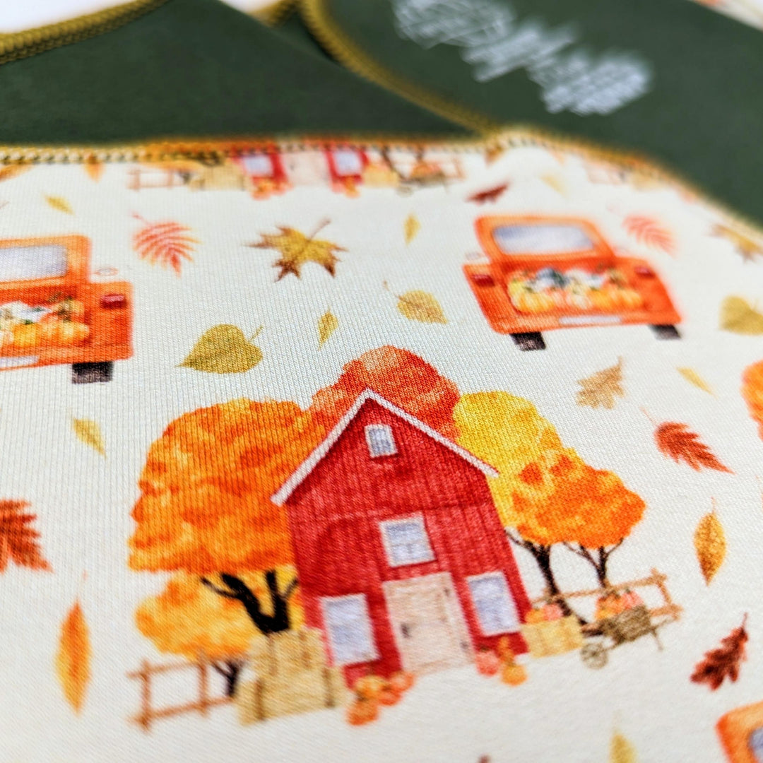 Fixed Flat Cloth Diaper©Winkelmann2020 | Heavy Wetter Absorbency | Pumpkin Patch
