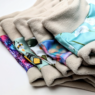 Katrina Classic PUL/Fleece Cloth Diaper Cover | Peach Blooms