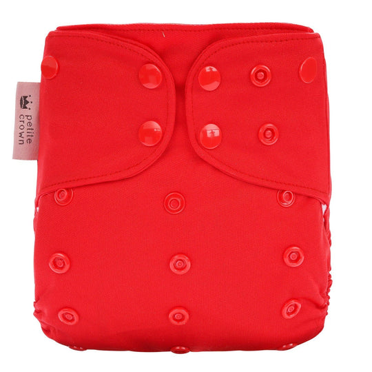 Petite Crown | Trima AIO (AI2) Cloth Diaper | One Size | Ruby