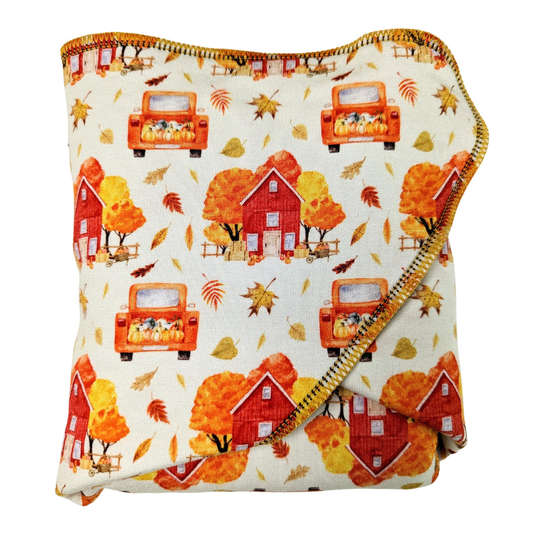 Fixed Flat Cloth Diaper©Winkelmann2020 | Heavy Wetter Absorbency | Pumpkin Patch