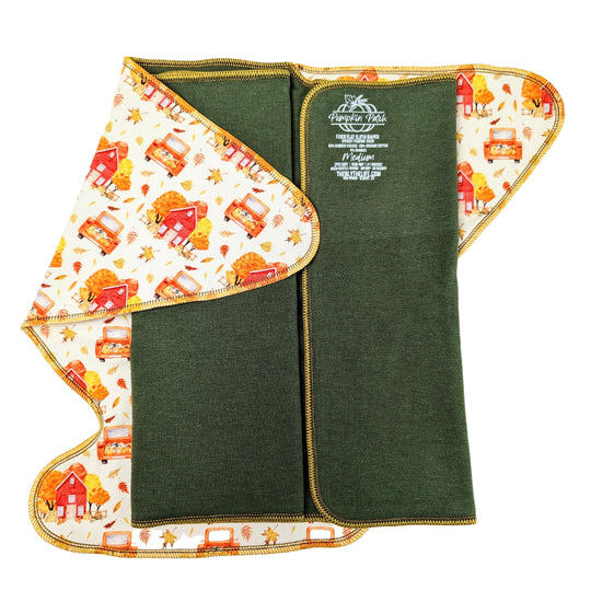 Fixed Flat Cloth Diaper©Winkelmann2020 | Heavy Wetter Absorbency | Pumpkin Patch