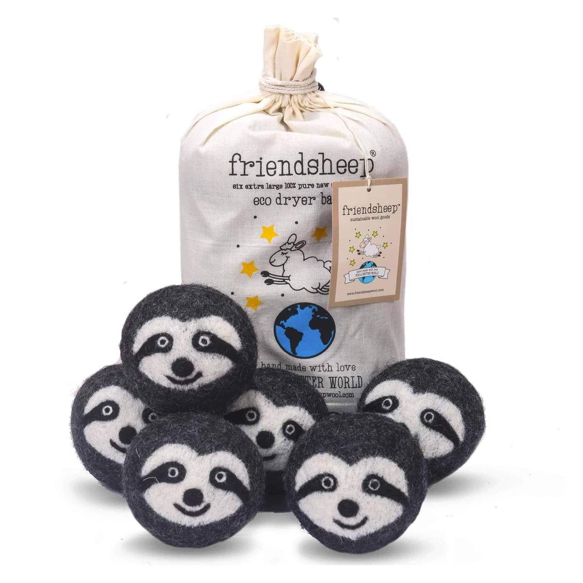 Friendsheep | Eco Dryer Balls | Sloth Squad