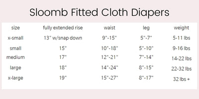 Sloomb | Bamboo Fleece Fitted Diaper | Medium | Rust