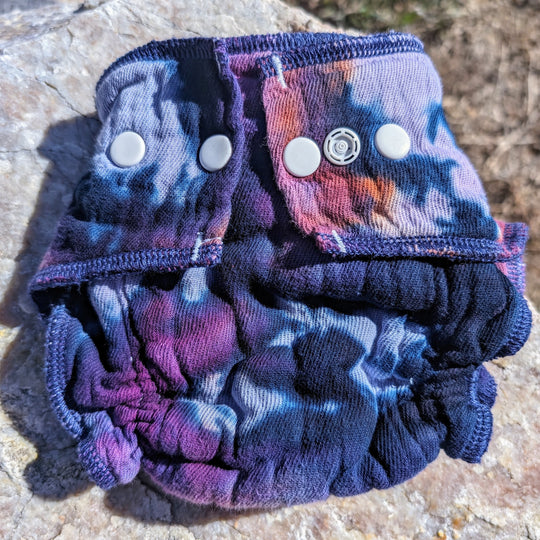 Fitted Cloth Diaper-Snap Closure | Small | Hand-Dyed