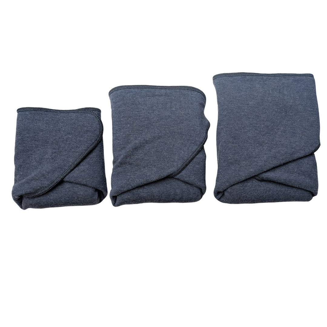 Fixed Flat Cloth Diaper | Bamboo Merino Wool | Heavy Wetter Absorbency | Lake Heather