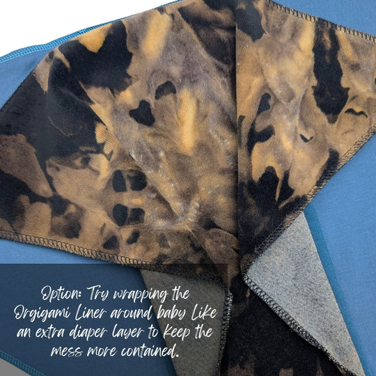 Origami Stay Dry Diaper Liners | Organic Cotton Velour