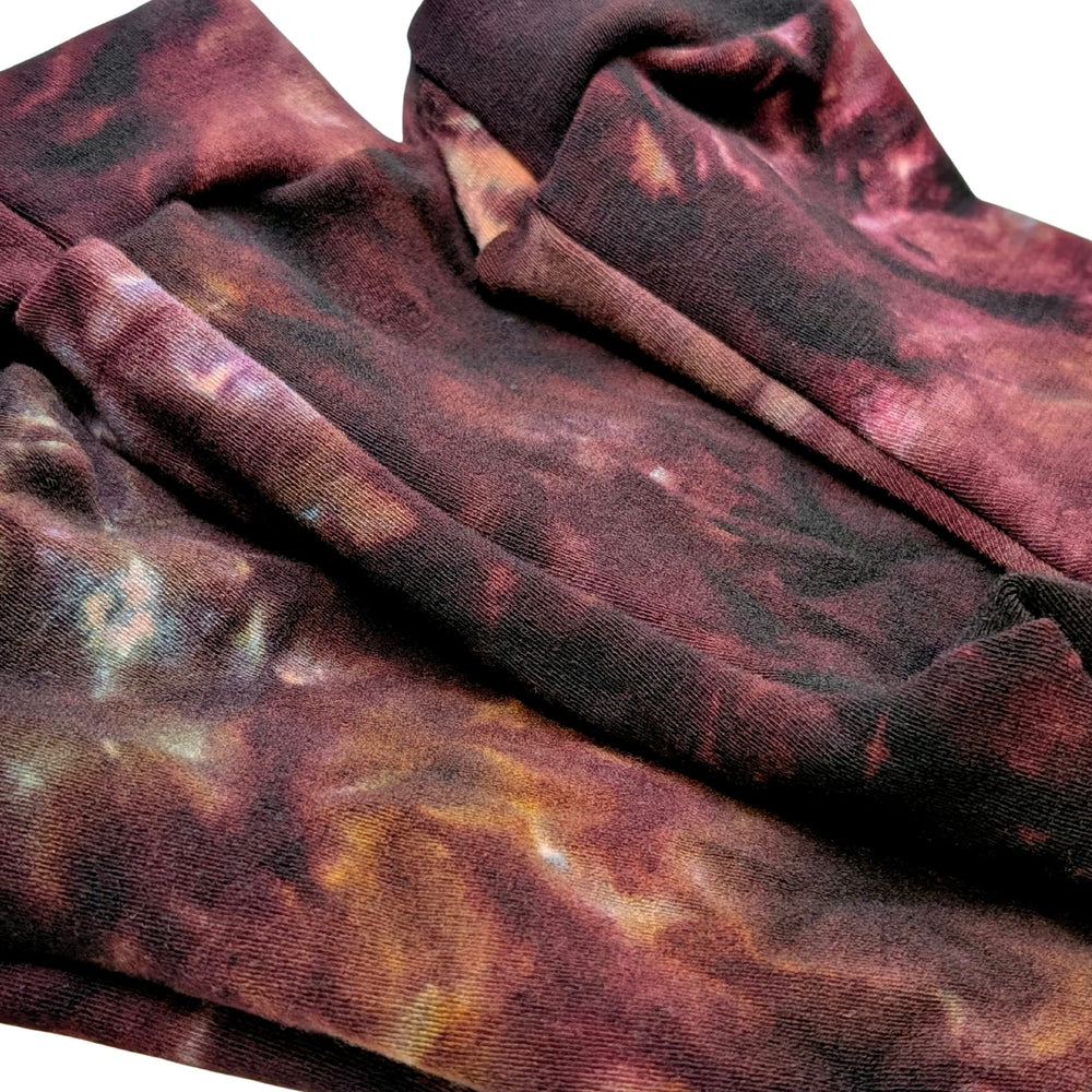 Relaxed Fit/High Rise Merino Wool Joggers | Plum