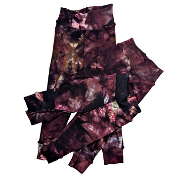 Relaxed Fit/High Rise Merino Wool Joggers | Plum