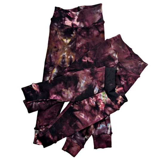 Relaxed Fit/High Rise Merino Wool Joggers | Plum