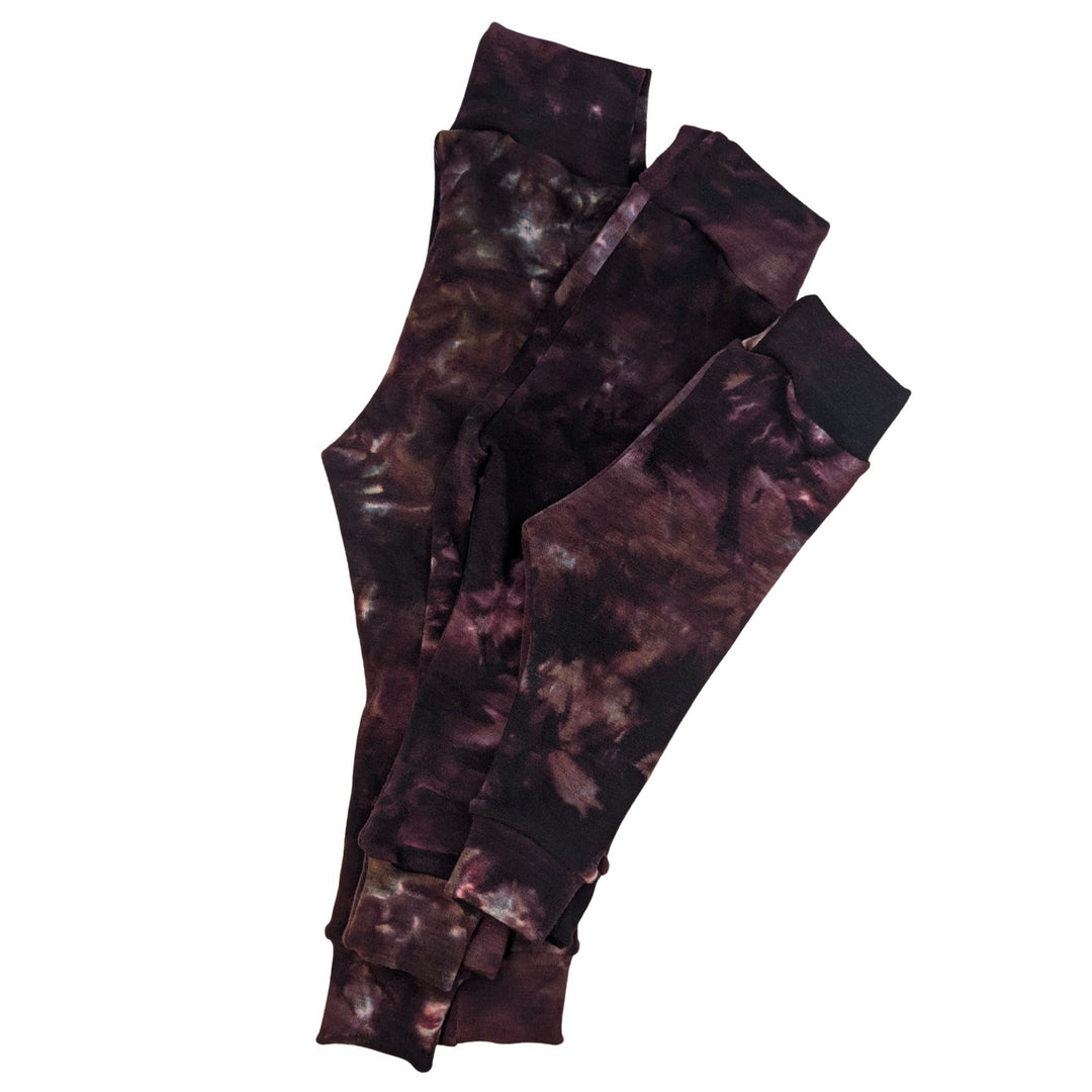 Relaxed Fit/High Rise Merino Wool Joggers | Plum