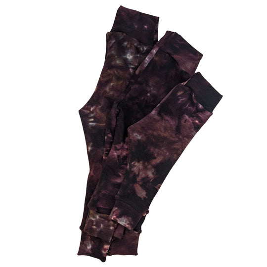 Relaxed Fit/High Rise Merino Wool Joggers | Plum