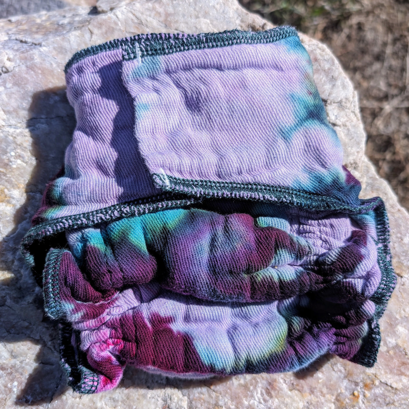 Fitted Cloth Diaper-Snap Free | Medium | Hand-Dyed
