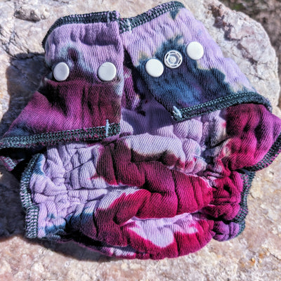 Fitted Cloth Diaper-Snap Closure | Medium | Hand-Dyed
