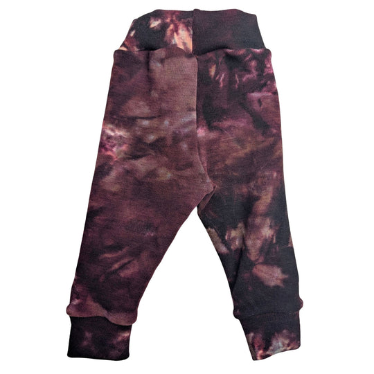 Relaxed Fit/High Rise Merino Wool Joggers | Plum