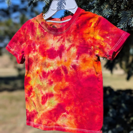 Unisex Hand-Dyed Organic Short Sleeve Tee | Infant Sizes | Tropical