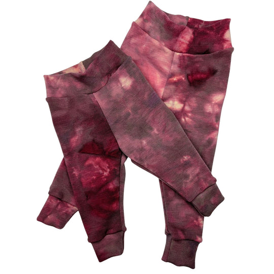 Relaxed Fit/High Rise Merino Wool Joggers | Dusk