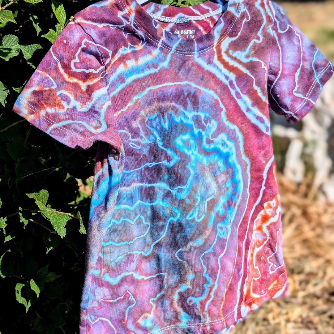 Unisex Hand-Dyed Organic Short Sleeve Tee | Toddler Sizes | Dreamer