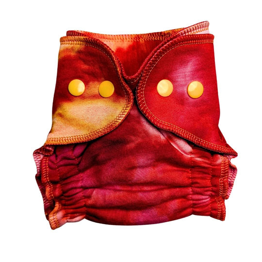 Fitted Cloth Diaper | Fold Down Rise-Snap Closure | Poppy Slumber-Wizard of OZ Collection