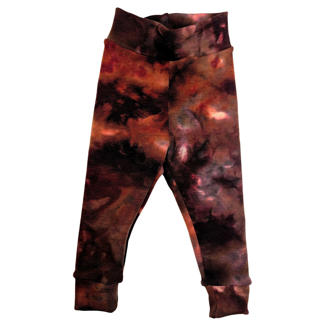 Relaxed Fit/High Rise Merino Wool Joggers | Fall Leaves