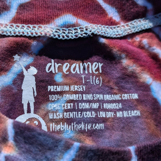 Unisex Hand-Dyed Organic Short Sleeve Tee | Toddler Sizes | Dreamer