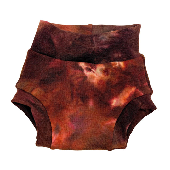 Merino Wool Diaper Cover | Fall Leaves