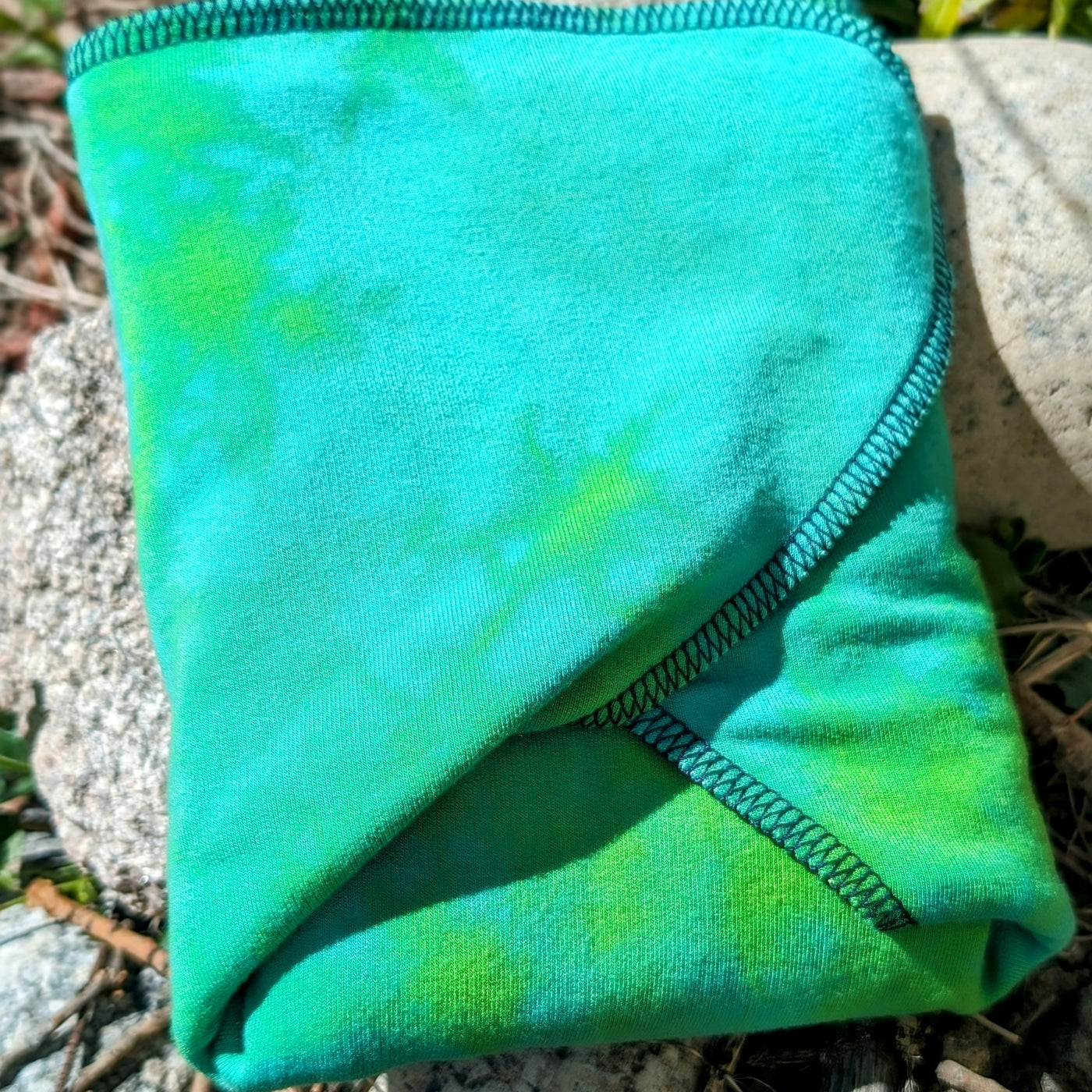 Fixed Flat Cloth Diaper | Regular Absorbency | Hand-Dyed Island