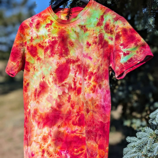 Unisex Hand-Dyed Organic Short Sleeve Tee | Youth Sizes | Tropical