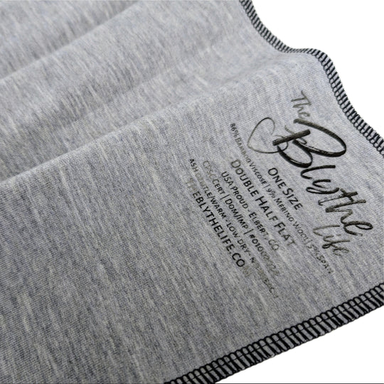 Made to Order | Double Half Flat | Bamboo Merino Wool | Heather Gray