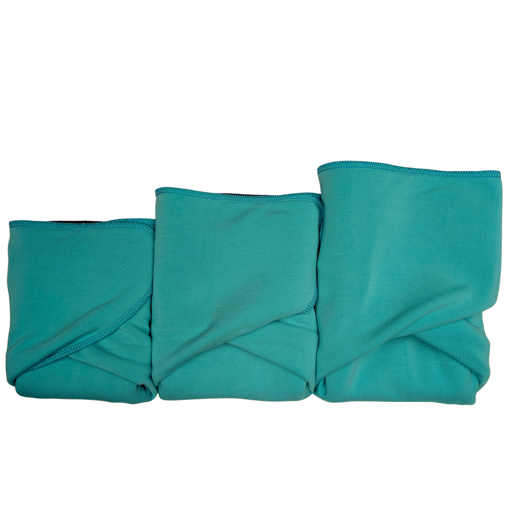 Fixed Flat Cloth Diaper© | Regular Absorbency | Seafoam/Jade