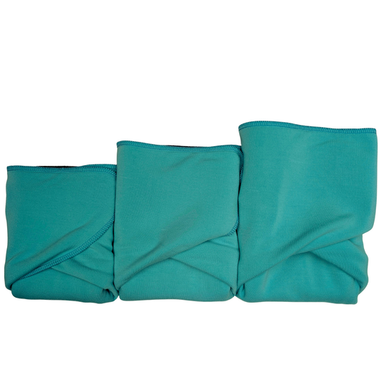 Fixed Flat Cloth Diaper© | Regular Absorbency | Seafoam/Jade