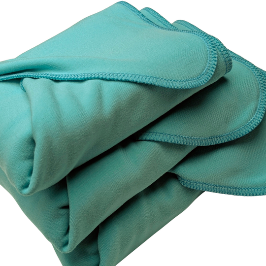 Fixed Flat Cloth Diaper© | Regular Absorbency | Seafoam/Jade