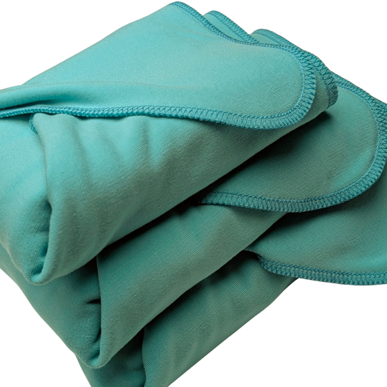 Fixed Flat Cloth Diaper© | Regular Absorbency | Seafoam/Jade