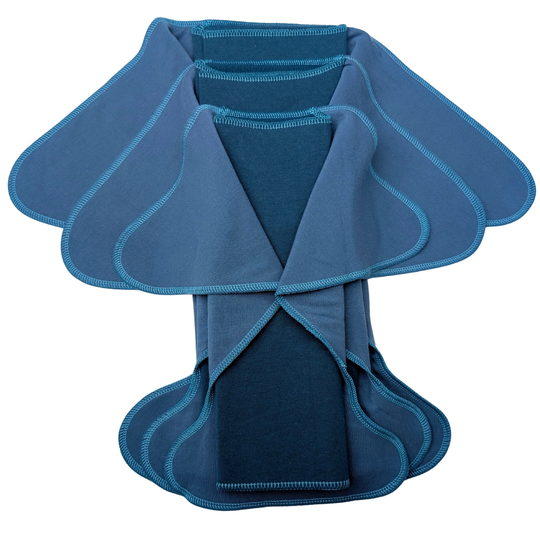 Fixed Flat Cloth Diaper© | Regular Absorbency | Stellar/Jade