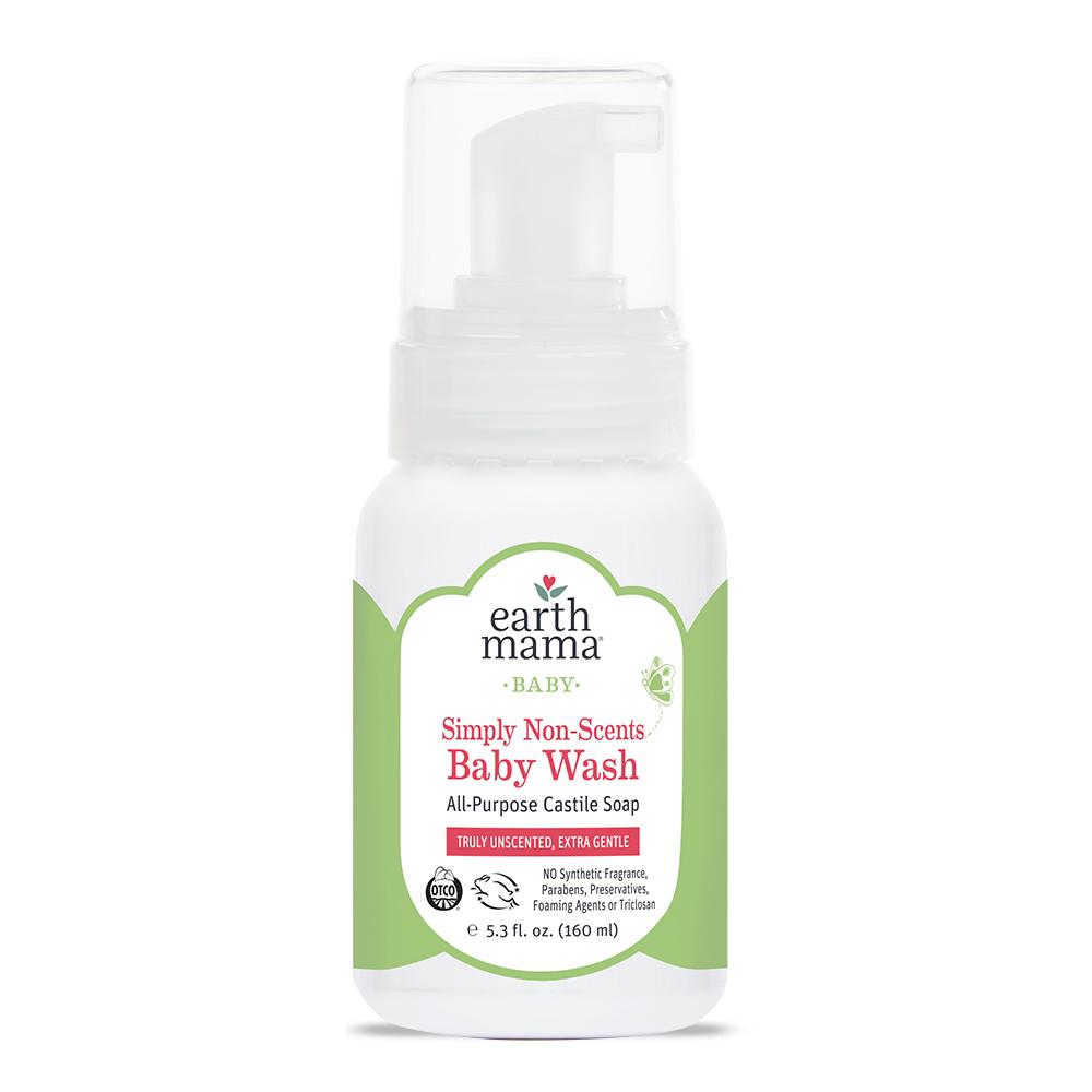 Earth Mama Organics | Simply Non-Scents Castile Baby Wash | 5.3 oz. (Only Ships to U.S.)