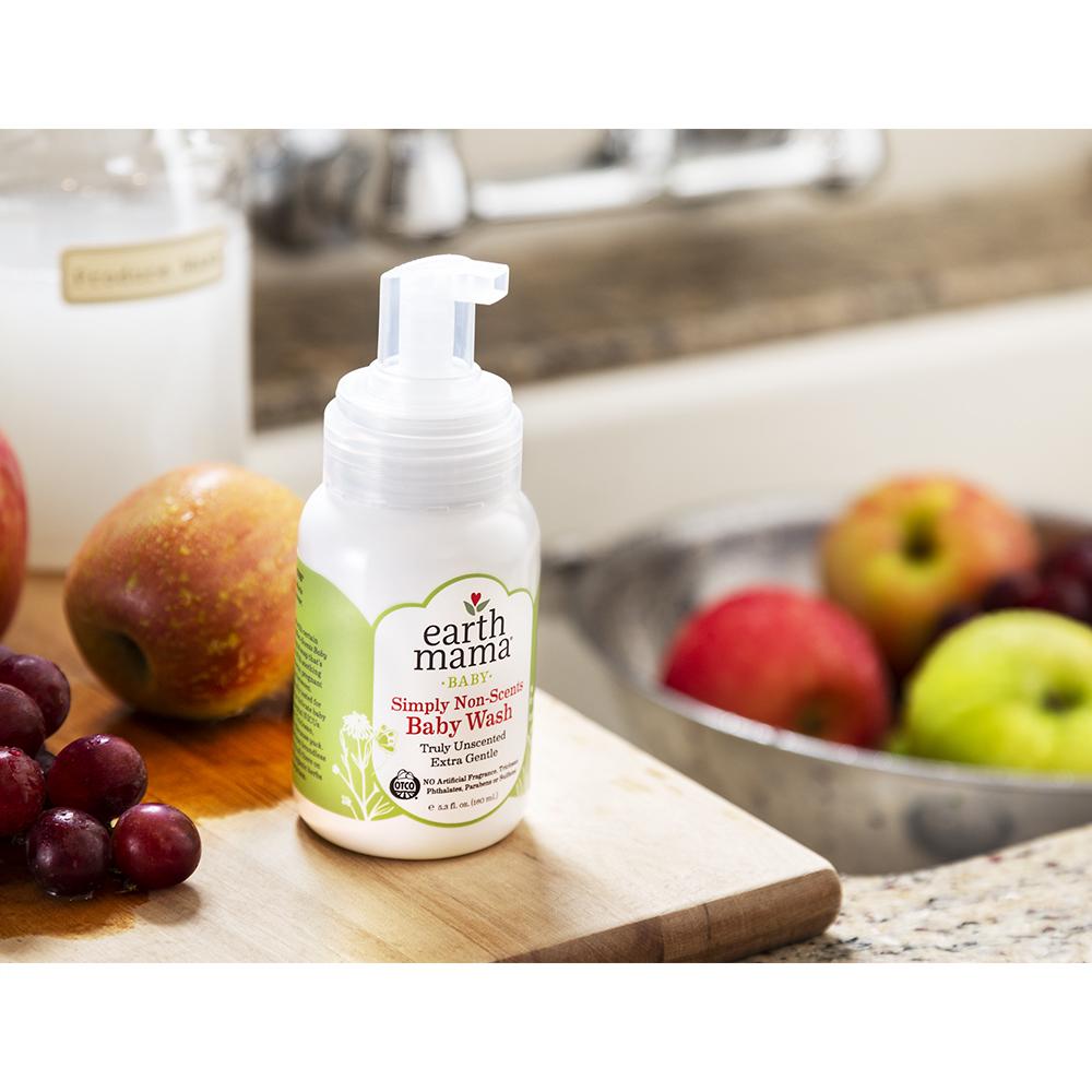 Earth Mama Organics | Simply Non-Scents Castile Baby Wash | 5.3 oz. (Only Ships to U.S.)