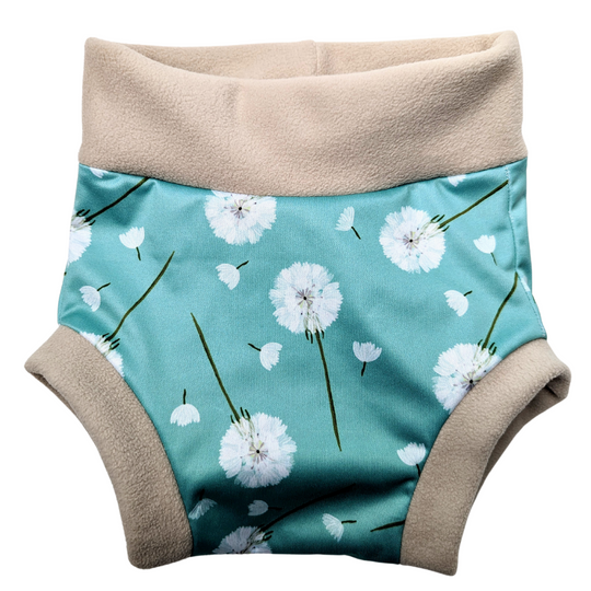 PUL/Fleece Combination Cloth Diaper Cover | Teal Wishes