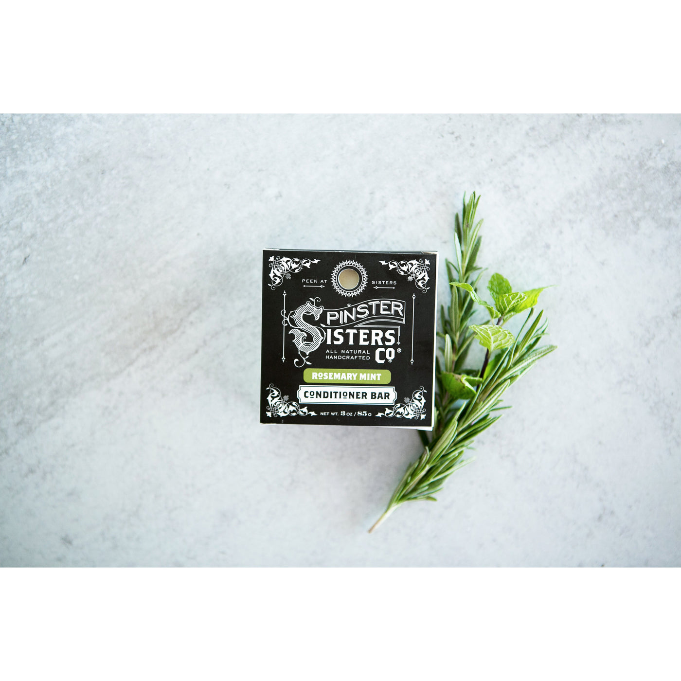 Spinster Sisters CO | Hair Conditioner Bar | Rosemary Mint