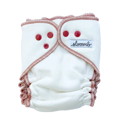Sloomb | Overnight Bamboo Fleece Fitted Diaper | Medium | Loam