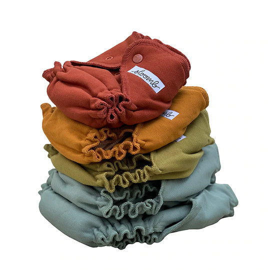 Sloomb | Bamboo Fleece Fitted Diaper | Medium | Rust