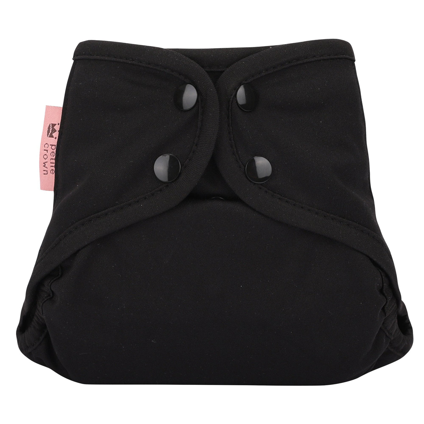 Petite Crown | Catcher Cloth Diaper Cover | One Size | Onyx
