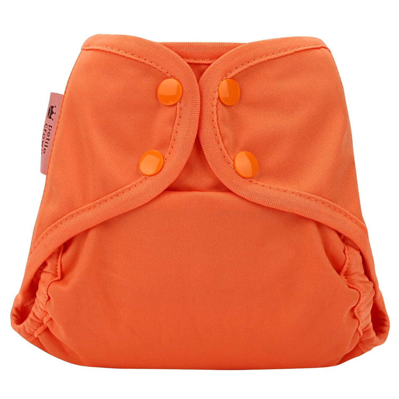 Petite Crown | Catcher Cloth Diaper Cover | One Size | Tangerine