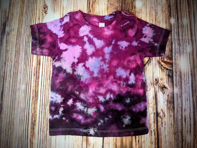 $6 OFF! | Short Sleeve Shirt | Baby | Pink/Purple/Green Hand-Dyed