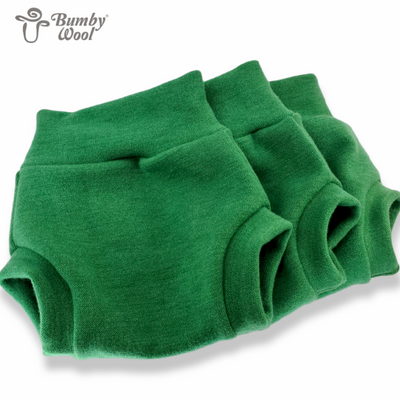 Bumby Wool | Classic Wool Cloth Diaper Cover | Small | Mélange Charmed