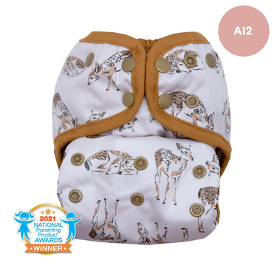 Lighthouse Kids Co. | All-In-Two SWITCH Cloth Diaper Cover with Insert | Signature 6-32lbs | Gentle